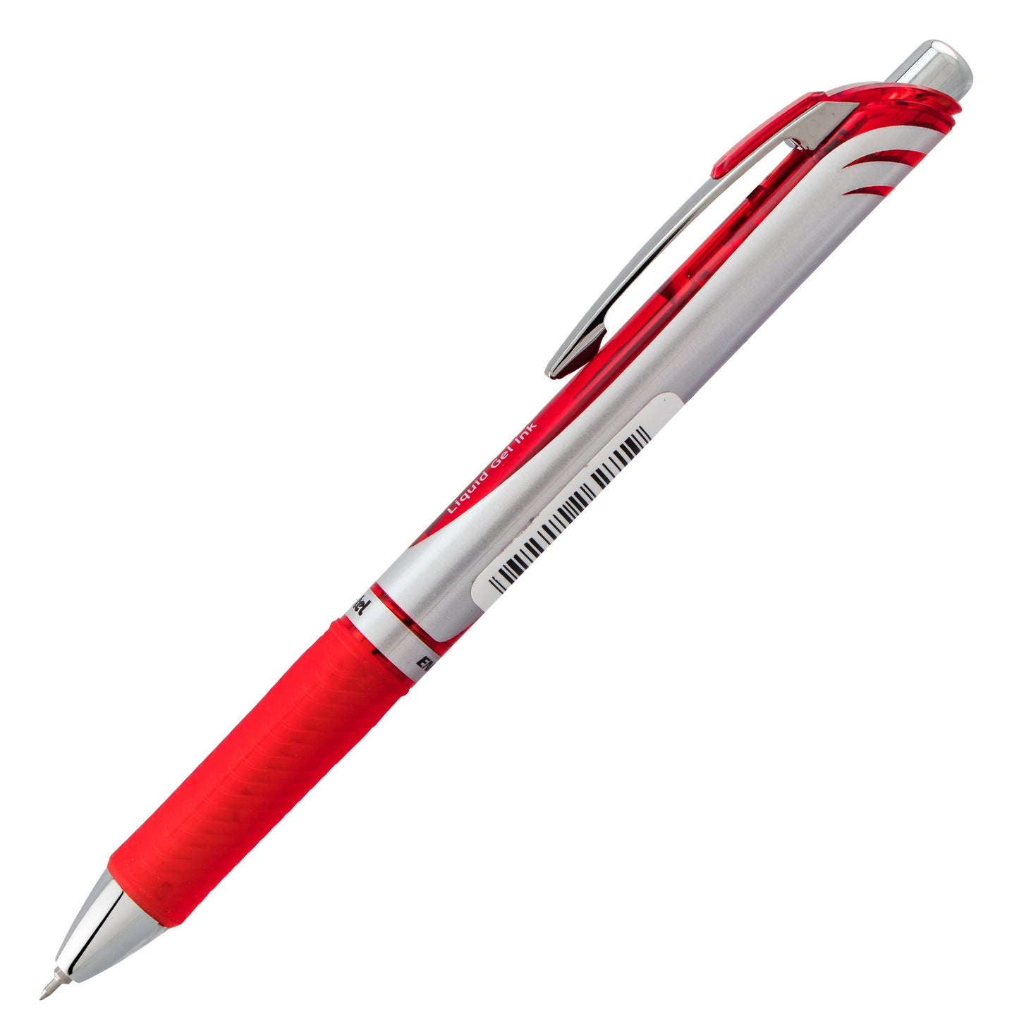 EnerGel RTX Retractable Liquid Gel Pen, (0.3mm) Needle Tip, Extra Fine Line, Red Ink (BLN73-B)