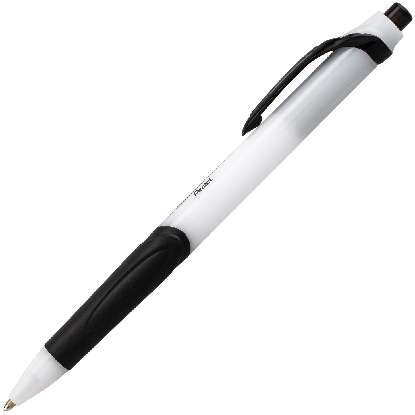 Pentel GlideWrite Ballpoint Pen with TechniFlo Ink, (1.0mm) Medium Line, Black (BX910-A), 48 Dozen