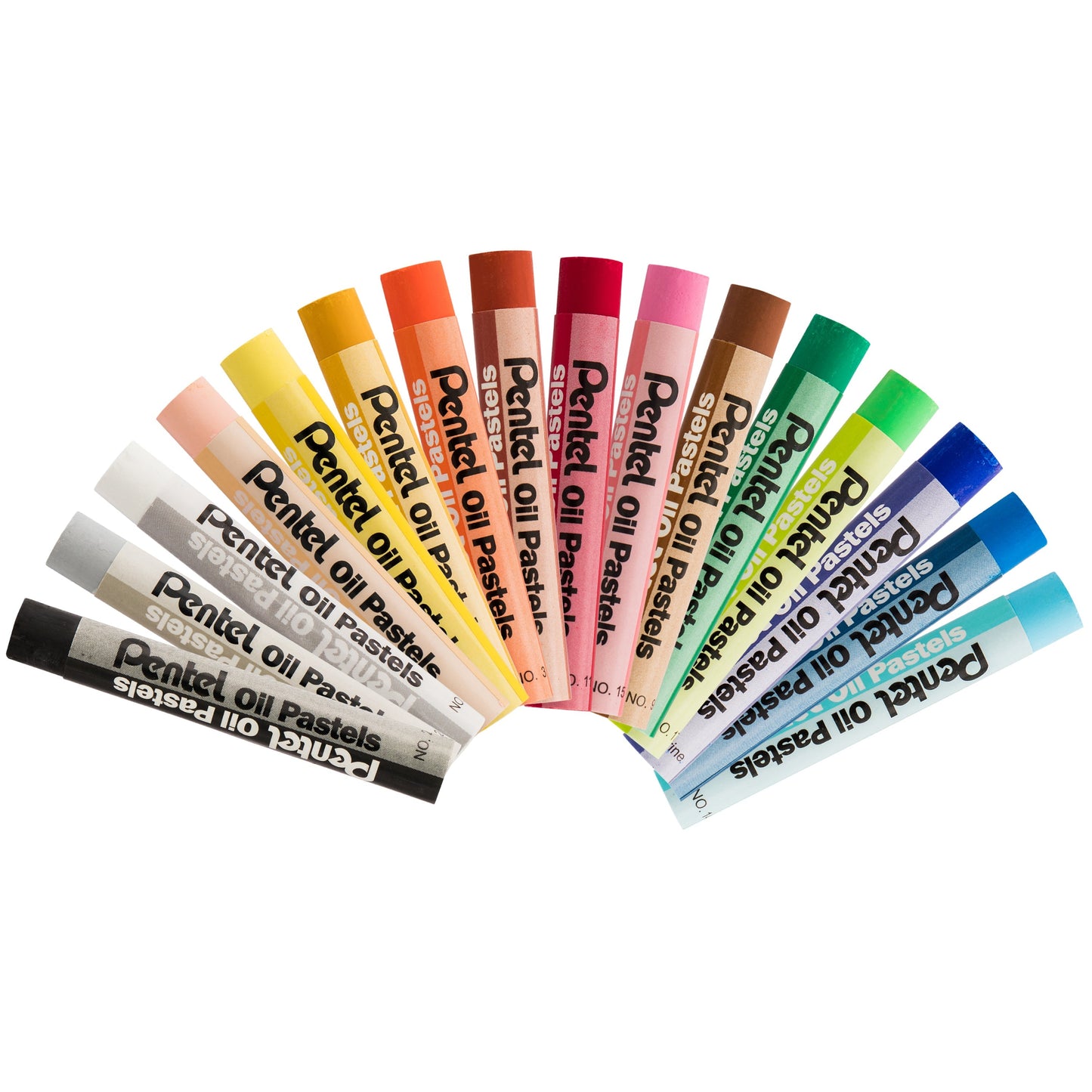 Pentel Arts Oil Pastels - 16 Color Set (PHN-16), 96 Each