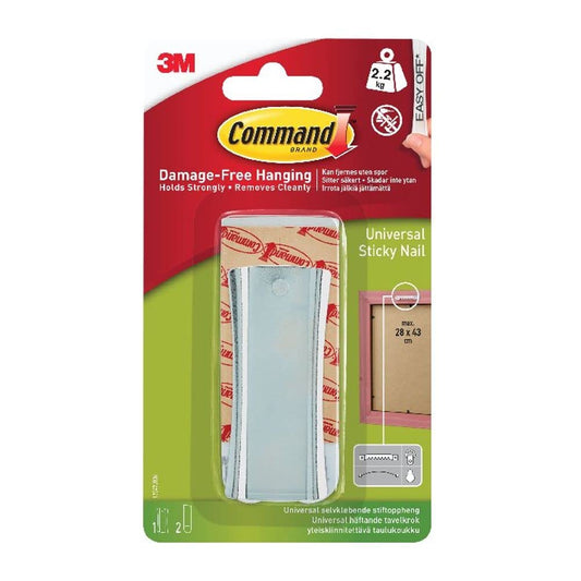 Command™ Universal Picture Hanger w/ Stabilizer Strips 17047-ES