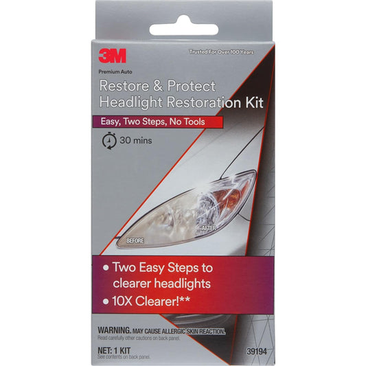 3M™ Headlight Restoration Kit 39194, 4/Case