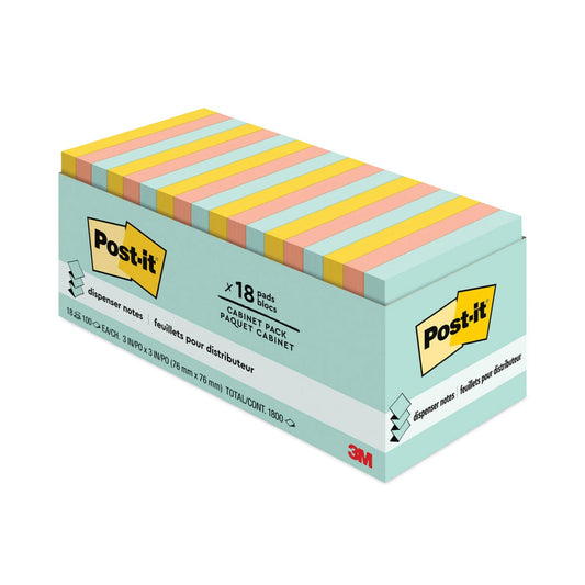 Post-it® Dispenser Pop-up Notes R330-18APCP, 3 in x 3 in (76 mm x 76 mm), 100% PEFC, SGSCH-PEFC-COC-110078