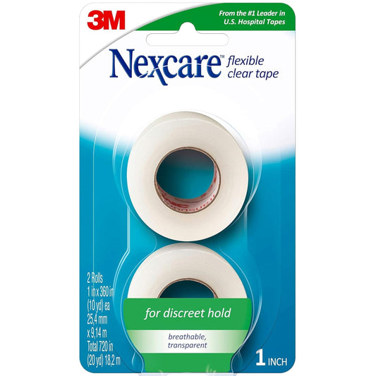 Nexcare™ Flexible Clear 771-2PK, 1 in x 360 in (25,4 mm x 9,14 m) in 2 Pk
