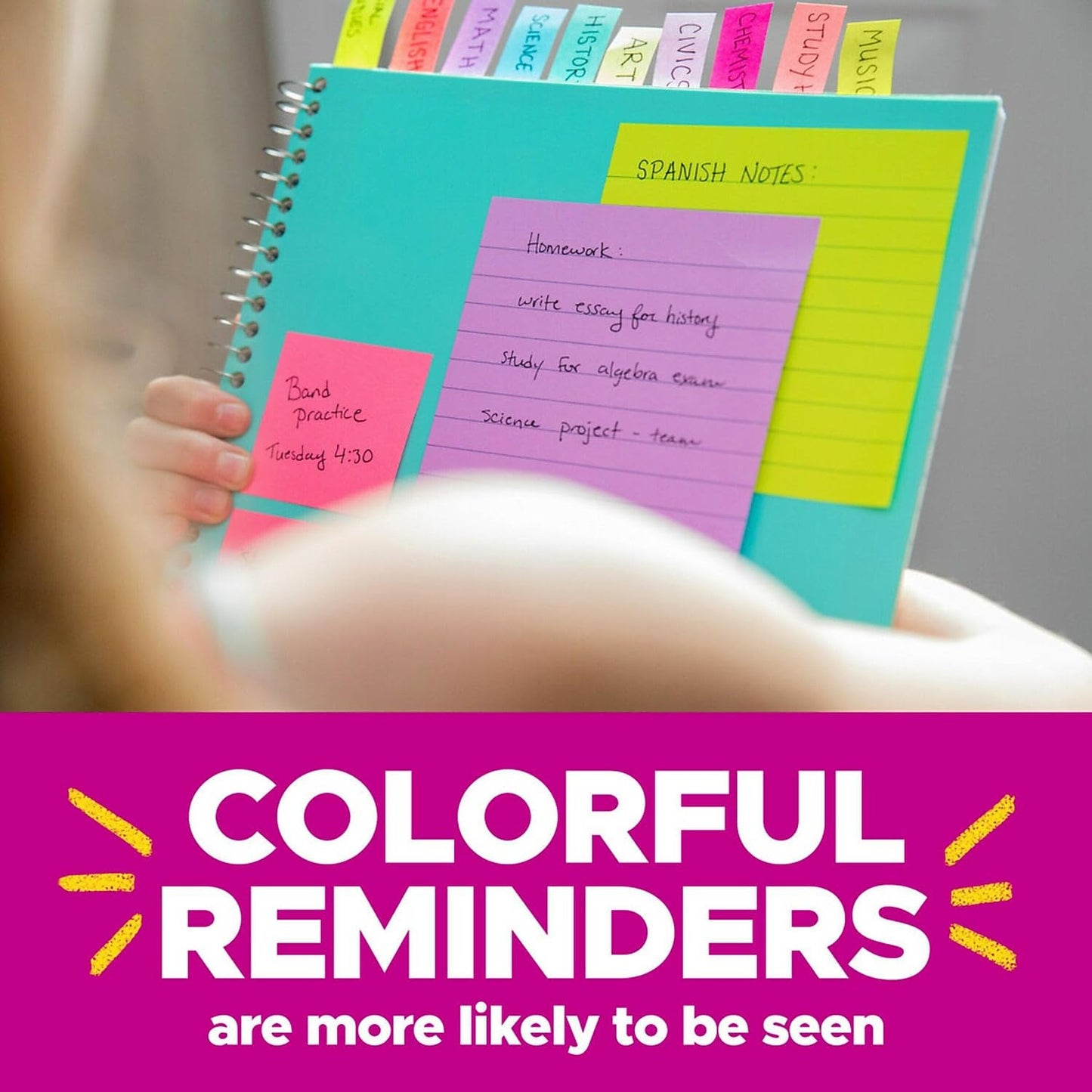 Post-it® Super Sticky Pop-up Notes R330-6SSAN, Playful Primaries, 3x3, 6pds/pk, 90 sht/pd, 100% PEFC, SGSCH-PEFC-COC-110078