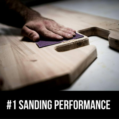 3M™ Pro Grade Precision™ Faster Sanding Sheets w/ NO-SLIP GRIP™ Backing SHR400-PGP-3T, 9 in x 11 in, 400 Gr, 3 Sht/Pk