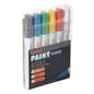 uni® Paint PX-20 Oil-Based Paint Markers, Medium Line (1.8-2.2mm), Assorted Colors, 6 Pack