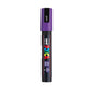 uni® POSCA PC-3M Water-Based Paint Markers, Reversible Fine Tip (0.9-1.3mm), Violet