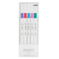 uni® Emott Fine Line Marker Pens, Fine Point (0.4mm), Candy Pop Colors (Set 5), 5 Pack