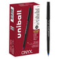 uniball™ Onyx Rollerball Pens, Micro Point (0.5mm), Blue
