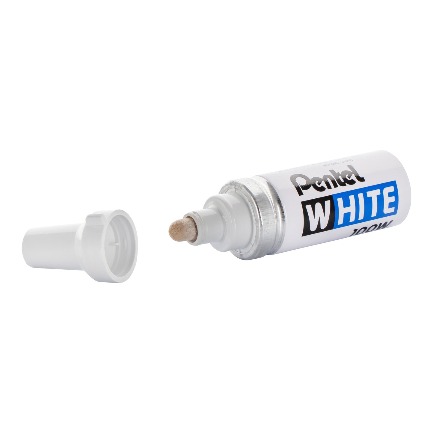 White Marker Permanent Ink Broad Point 1-Pk (100W)