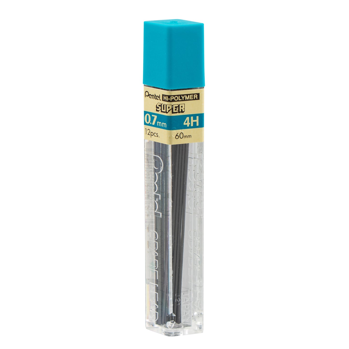 Super Hi-Polymer Lead Refill (0.7mm) Medium, 4H, 12 pcs/Tube (50-4H)