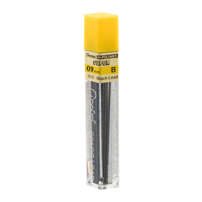 Super Hi-Polymer Lead Refill (0.9mm) Thick, B, 15 pcs/Tube (50-9-B)