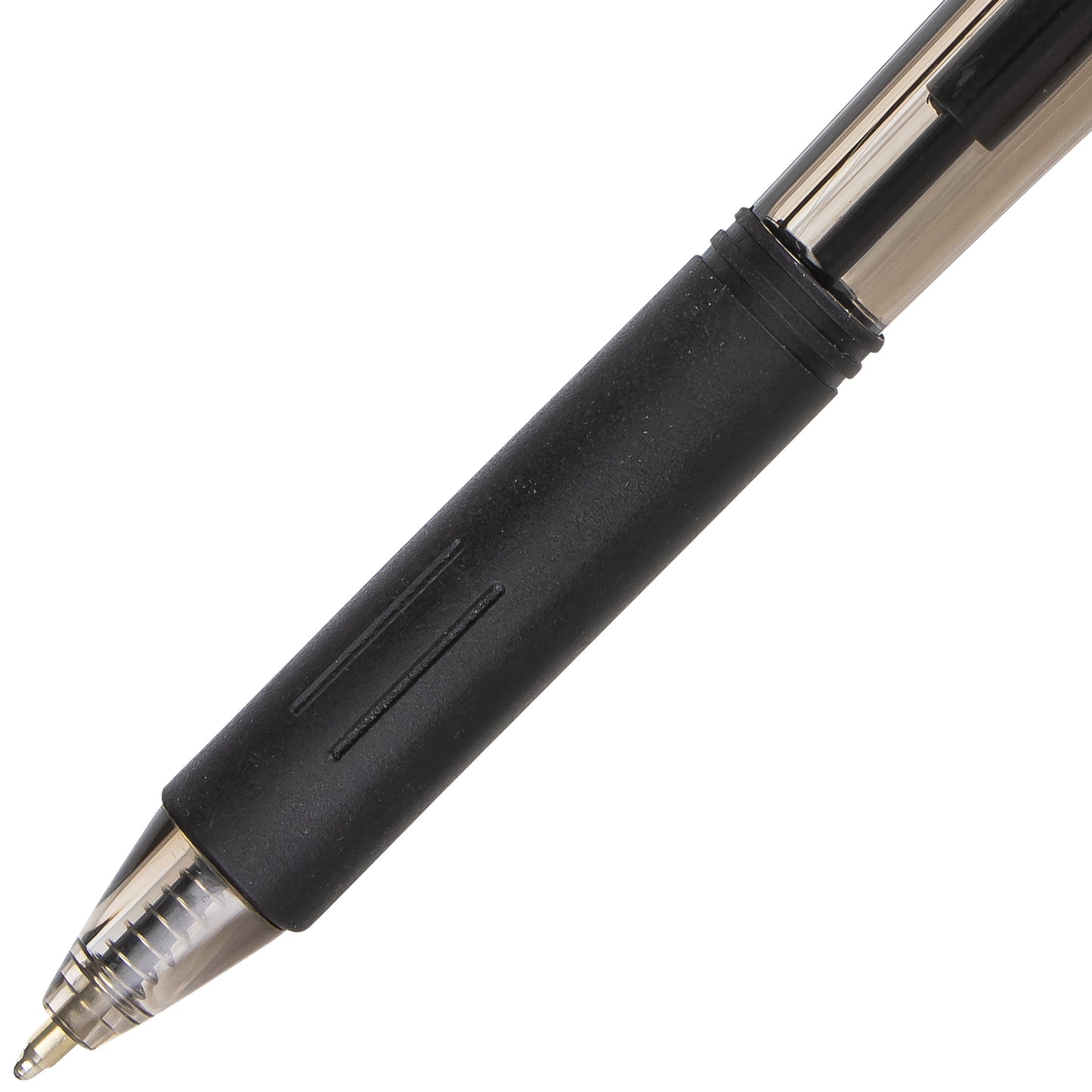 Wow! Retractable Ballpoint Pen, (1.0mm) Medium Line, NEW Ink, Black Ink (BK440-A)
