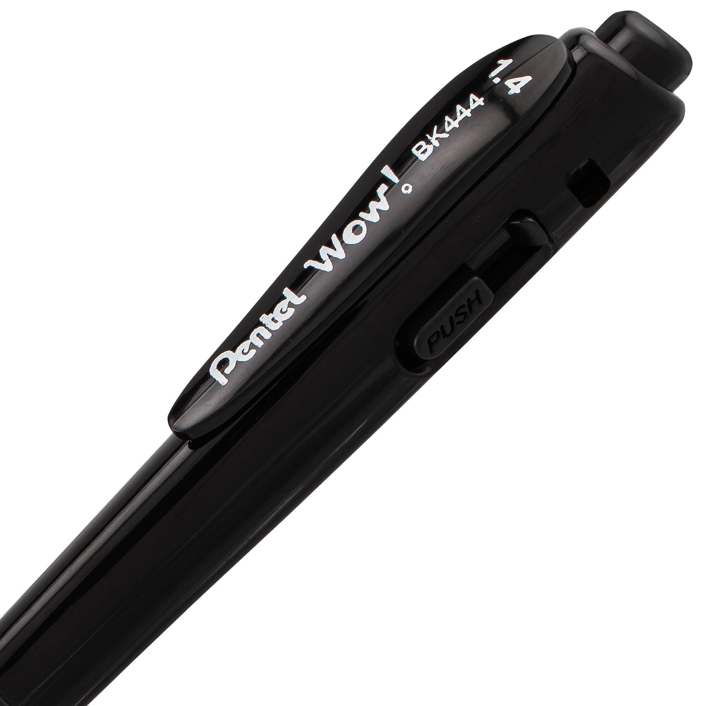 Pentel WOW! Ballpoint Pen, (1.4mm), Bold Line, Black Ink (BK444-A), 24 Dozen