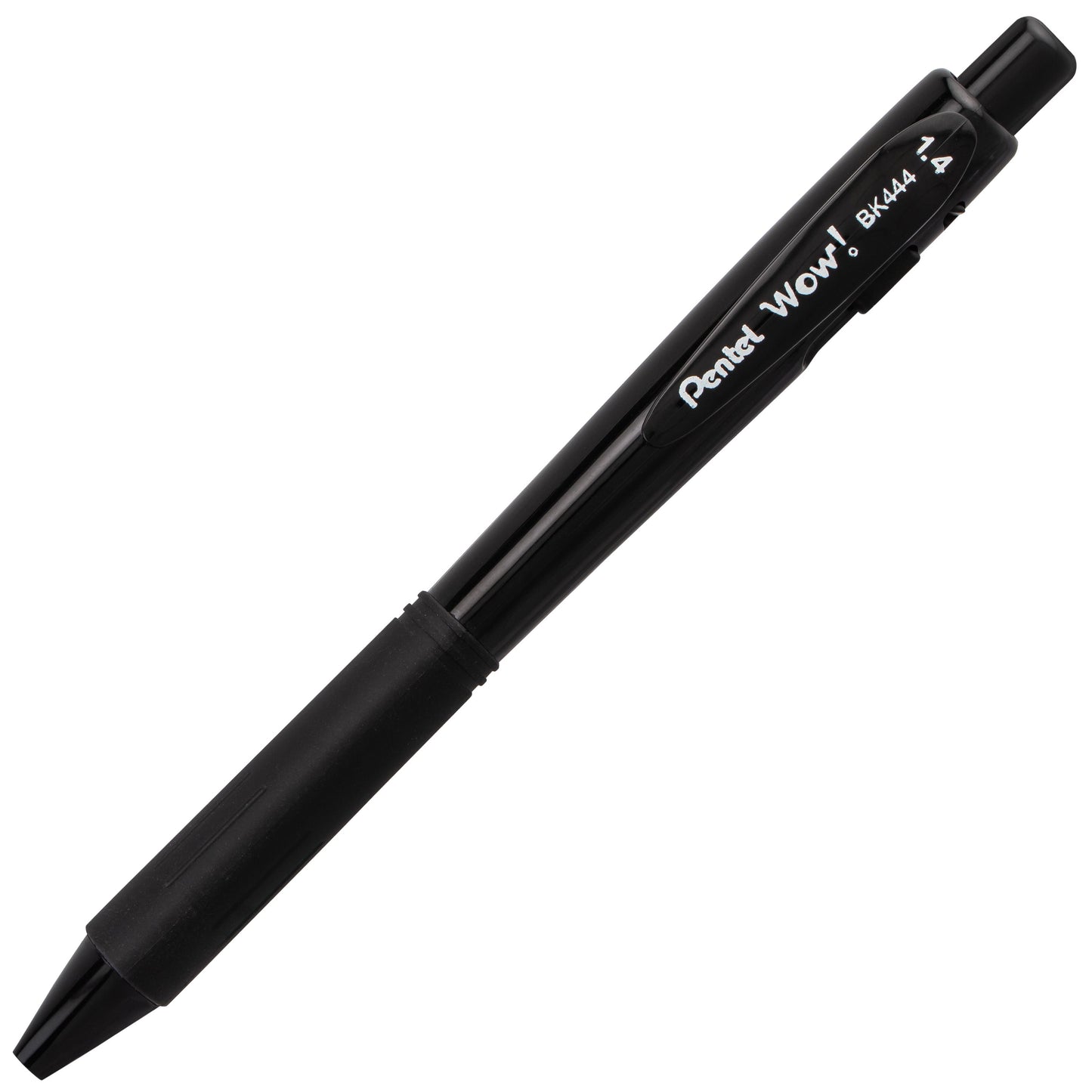WOW! Ballpoint Pen, (1.4mm), Bold Line, Black Ink (BK444-A)