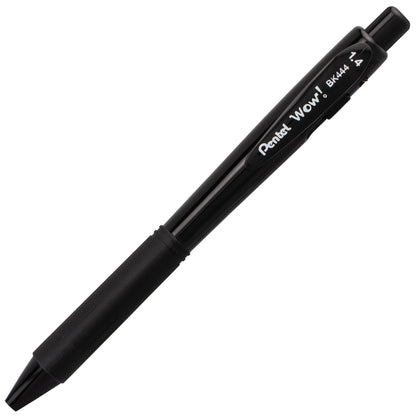 WOW! Ballpoint Pen, (1.4mm), Bold Line, Black Ink (BK444-A)