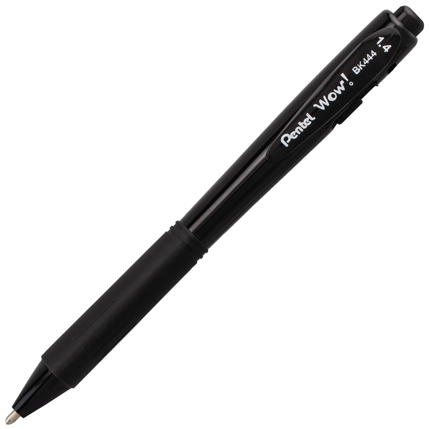 WOW! Ballpoint Pen, (1.4mm), Bold Line, Black Ink (BK444-A)