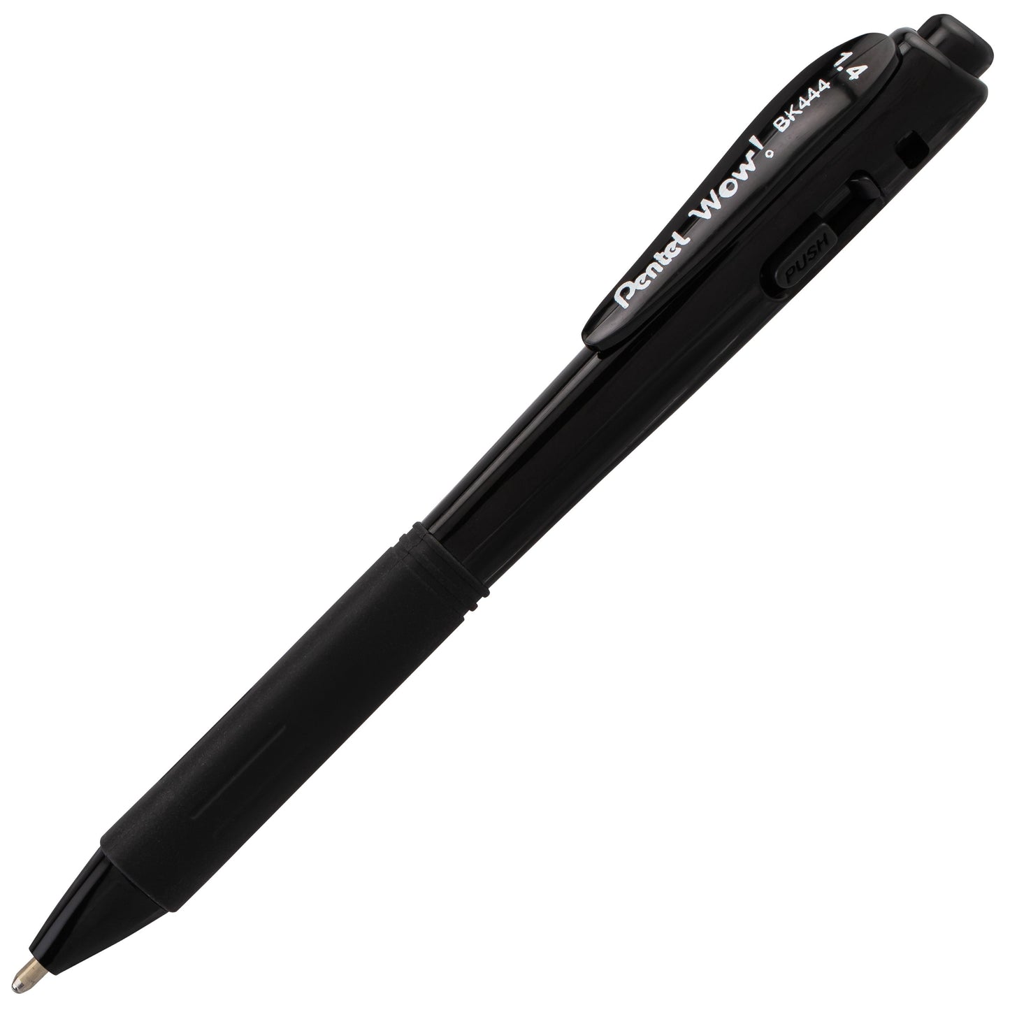 WOW! Ballpoint Pen, (1.4mm), Bold Line, Black Ink (BK444-A)