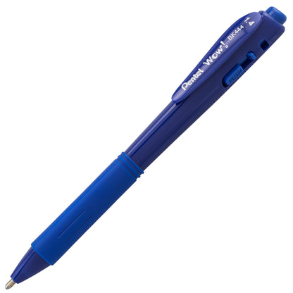 WOW! Ballpoint Pen, (1.4mm), Bold Line, Blue Ink (BK444-C)
