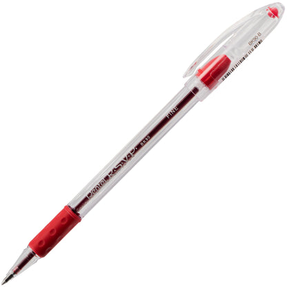 RSVP Ballpoint Pen, (0.7mm) Fine Line, Red Ink (BK90-B)