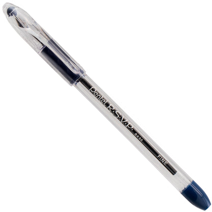RSVP Ballpoint Pen, (0.7mm) Fine Line, Blue Ink (BK90-C)