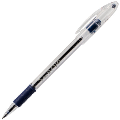 RSVP Ballpoint Pen, (0.7mm) Fine Line, Blue Ink (BK90-C)