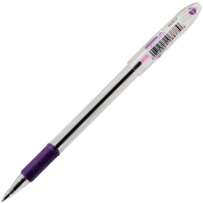 RSVP Ballpoint Pen, (0.7mm) Fine Line, Violet Ink (BK90-V)
