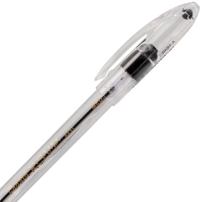 RSVP Ballpoint Pen, (1.0mm) Medium Line, Black Ink (BK91-A)
