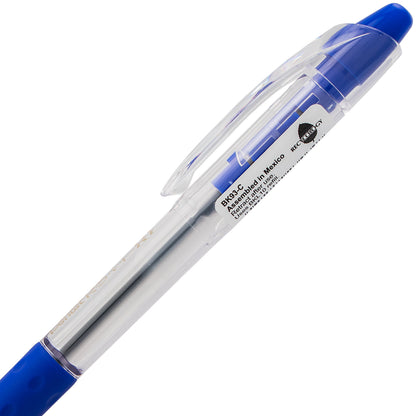 RSVP RT Retractable Ballpoint Pen, (1.0mm) Medium Line, Blue Ink (BK93-C)