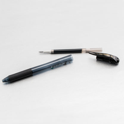 EnerGel-X Retractable Liquid Gel Pen, (0.7mm) Metal Tip, Black Ink (BL107-A)