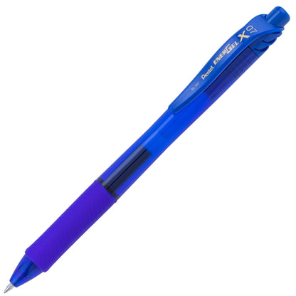 EnerGel-X Retractable Liquid Gel Pen, (0.7mm) Metal Tip, Medium Line, Blue Ink (BL107-C)