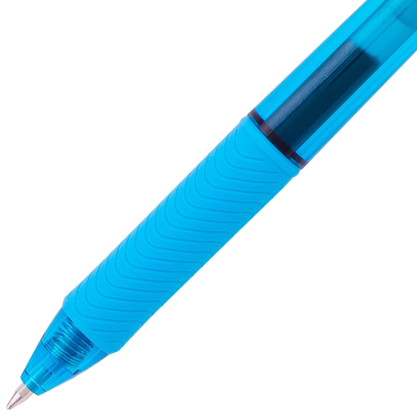 EnerGel-X Retractable Liquid Gel Pen, (0.7mm) Metal Tip, Medium Line, Sky Blue Ink (BL107-S)