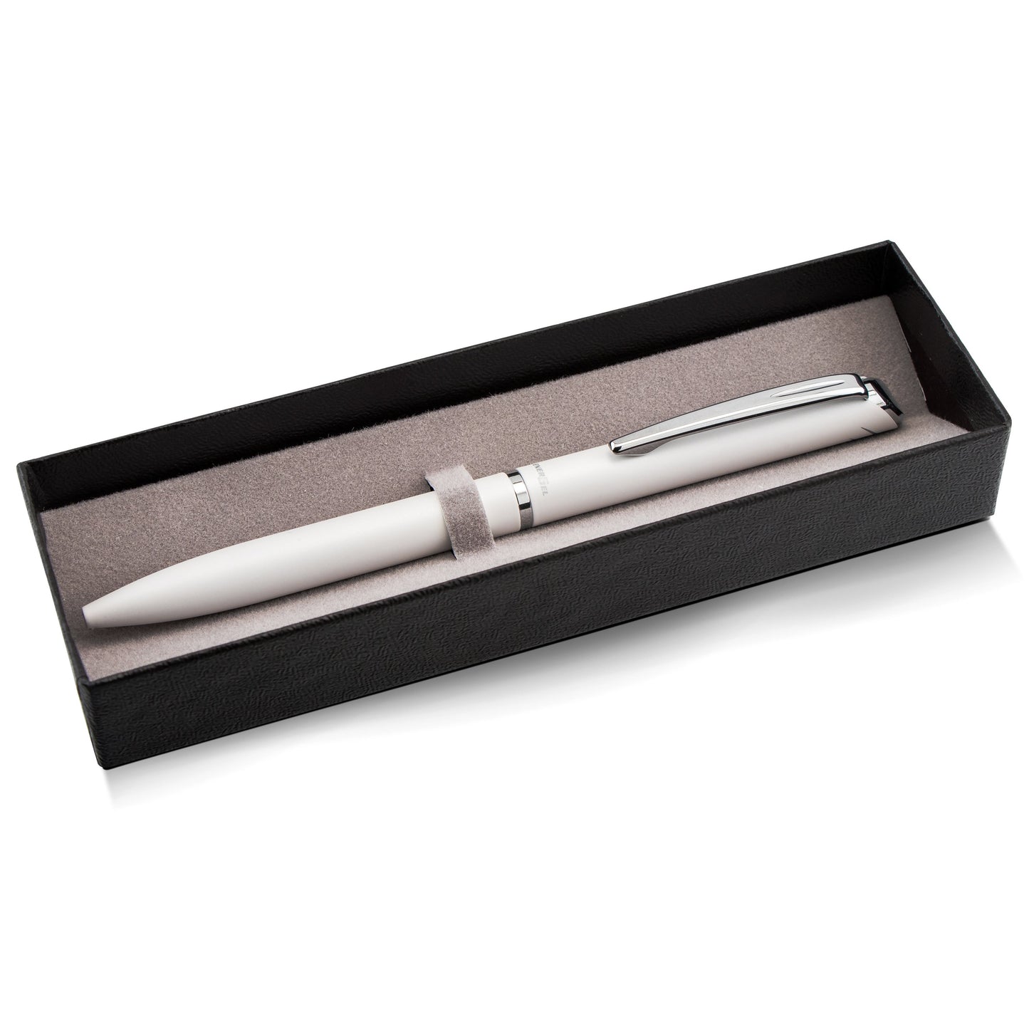 EnerGel Style Gel Pen, (0.7mm) Medium Line, White barrel, Black Ink, Gift Box w/ Belly Band (BL2007WABX)