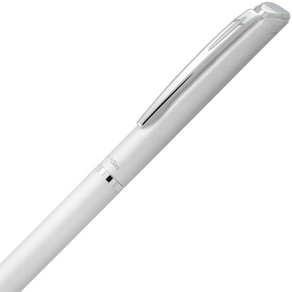 EnerGel Style Gel Pen, (0.7mm) Medium Line, Silver barrel, Black Ink, Gift Box w/ Belly Band (BL2007ZABX)