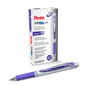 EnerGel RTX Retractable Liquid Gel Pen, (0.7mm) Medium line, Lilac Ink (BL77-V3)