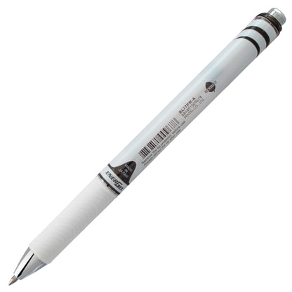 EnerGel Pearl Retractable Liquid Gel Pen, (0.7mm) Metal Tip, Medium Line, Black Accent, Black Ink (BL77PW-A)