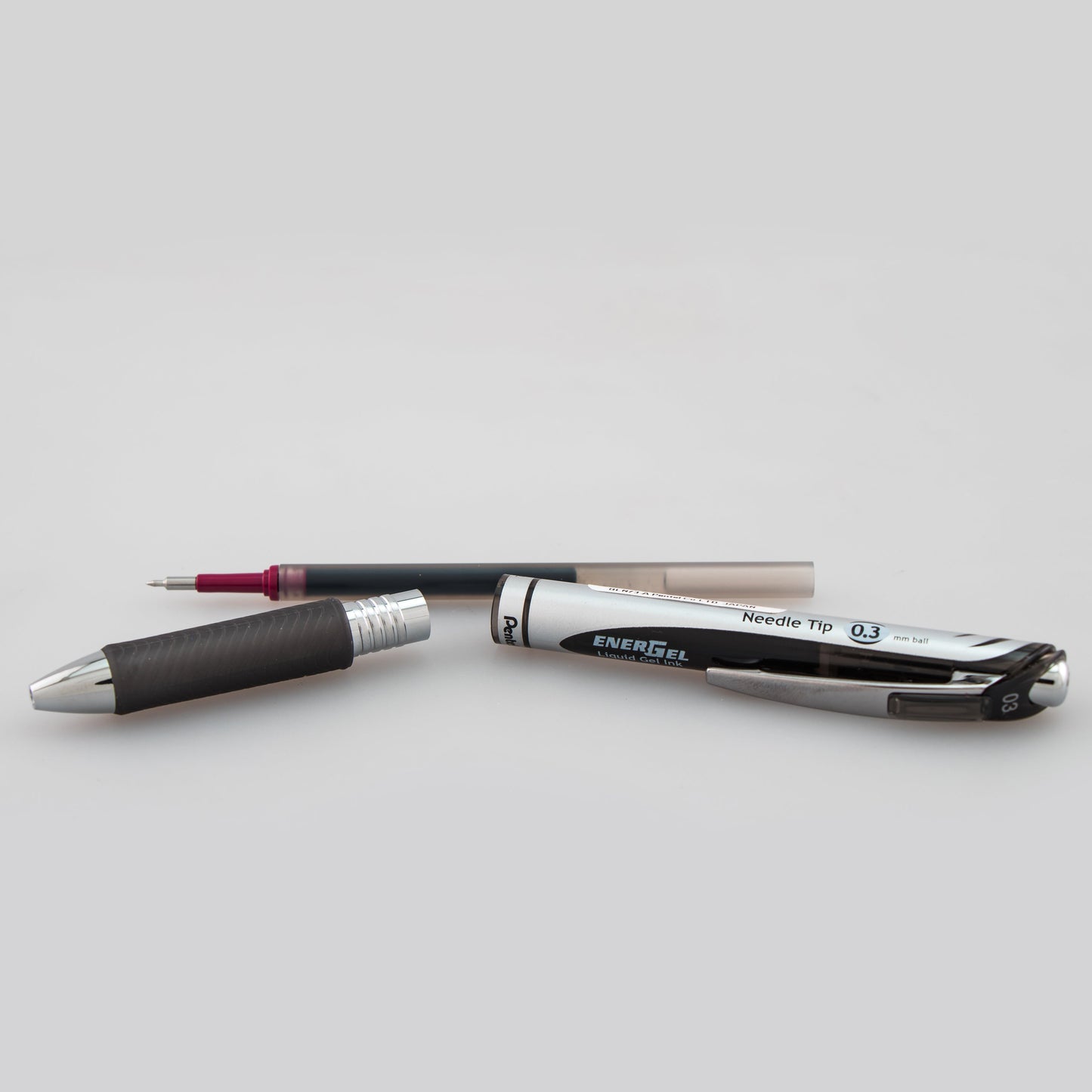 EnerGel RTX Retractable Liquid Gel Pen, (0.3mm) Needle Tip, Extra Fine Line, Black Ink (BLN73-A)