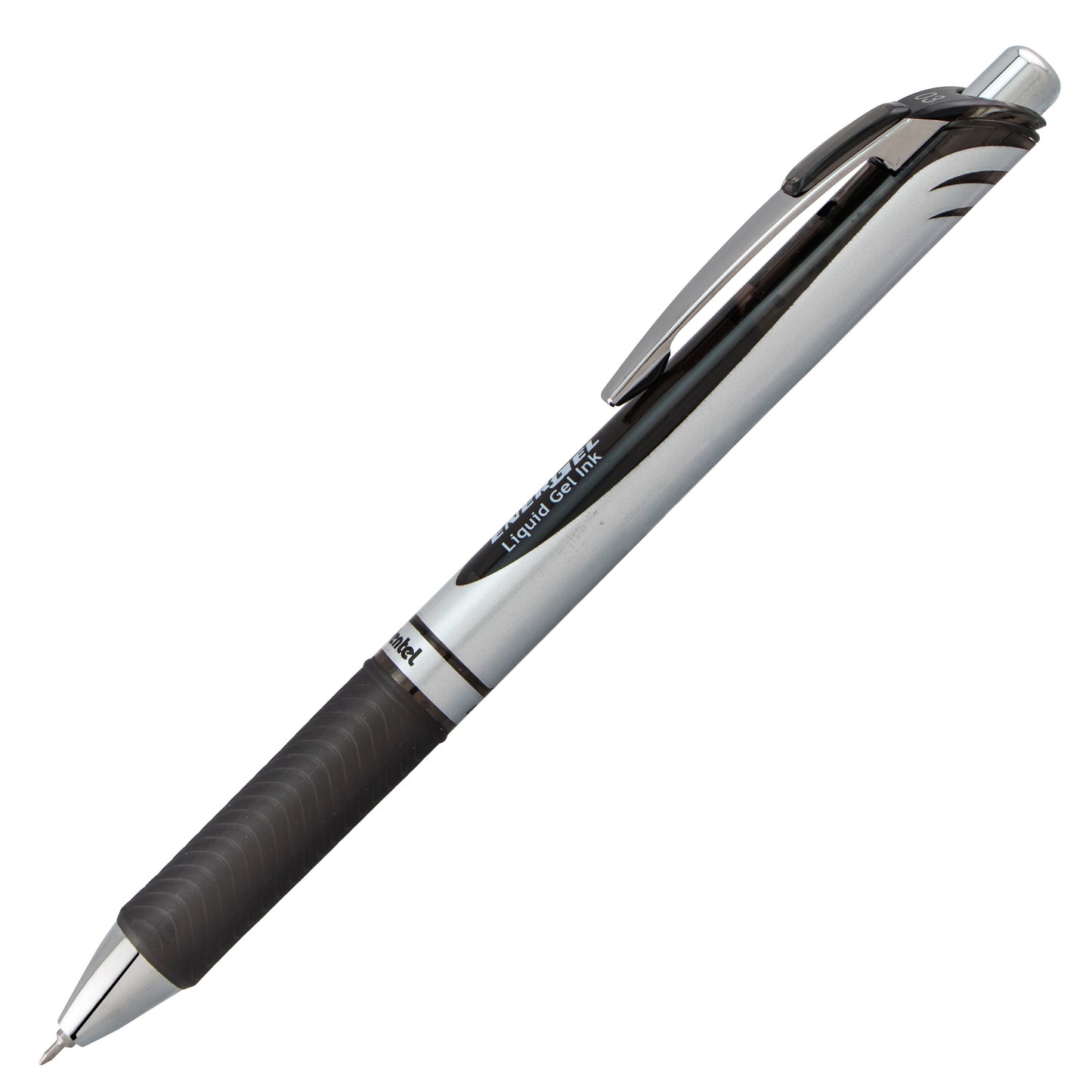 EnerGel RTX Retractable Liquid Gel Pen, (0.3mm) Needle Tip, Extra Fine Line, Black Ink (BLN73-A)