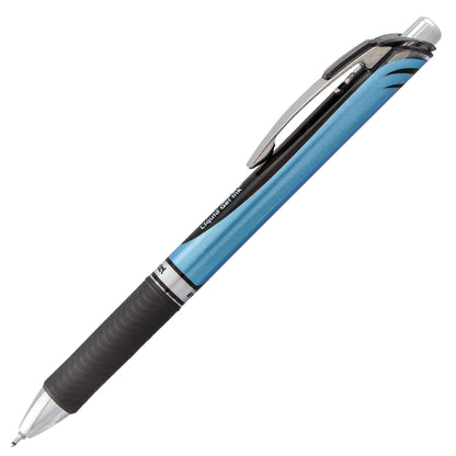 EnerGel RTX Retractable Liquid Gel Pen, (0.7mm) Needle Tip, Medium Line, Black Ink (BLN77-A)