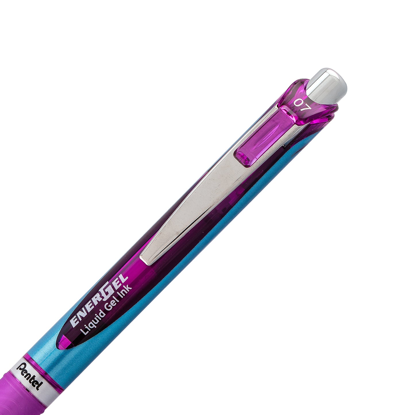EnerGel RTX Retractable Liquid Gel Pen, (0.7mm) Needle Tip, Medium Line, Violet Ink (BLN77-V)