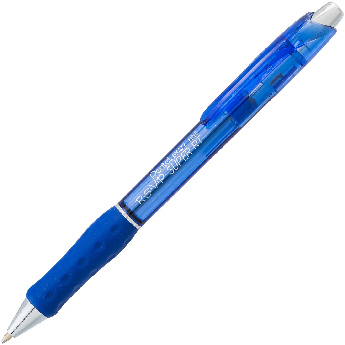 RSVP Super RT Ballpoint Pen, (0.7mm) Fine Line, Blue Ink (BX477-C)