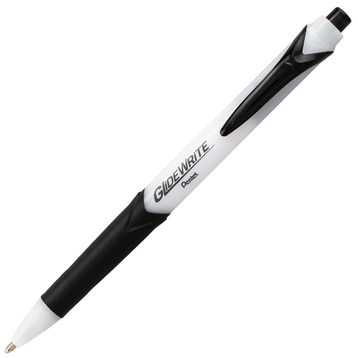 GlideWrite Ballpoint Pen with TechniFlo Ink, (1.0mm) Medium Line, Black (BX910-A)