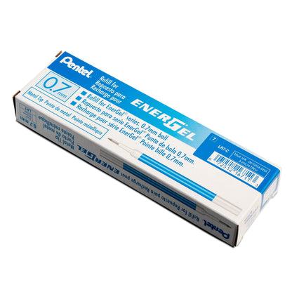 Refill Ink - For EnerGel Gel Pen, 0.7mm Metal Tip, Medium, Blue Ink (LR7-C)