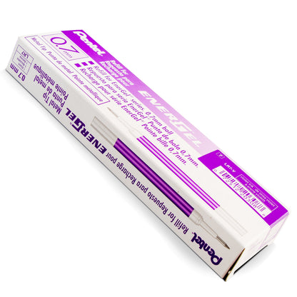 Refill Ink - For EnerGel Gel Pen, 0.7mm Metal Tip, Medium, Violet Ink (LR7-V)