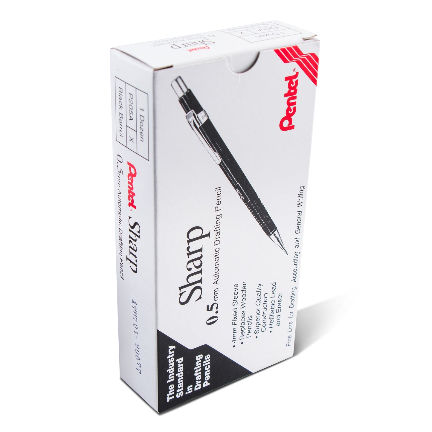 Sharp Mechanical Pencil (0.5mm), Black Barrel (P205A)