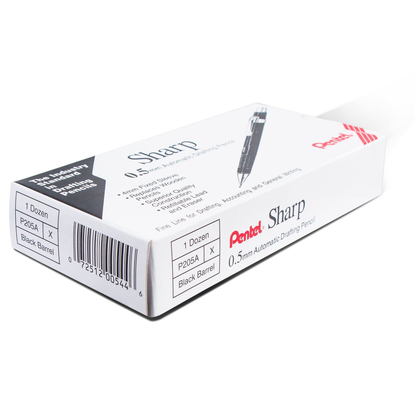 Sharp Mechanical Pencil (0.5mm), Black Barrel (P205A)
