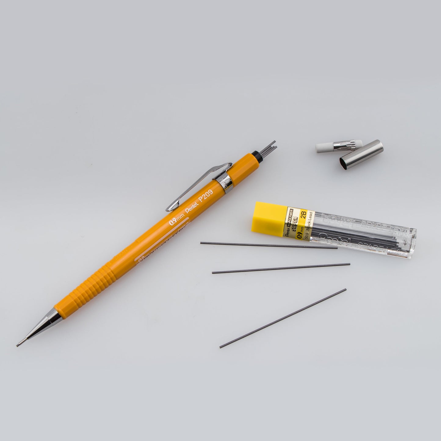 Sharp Mechanical Pencil (0.9mm), Yellow Barrel (P209G)