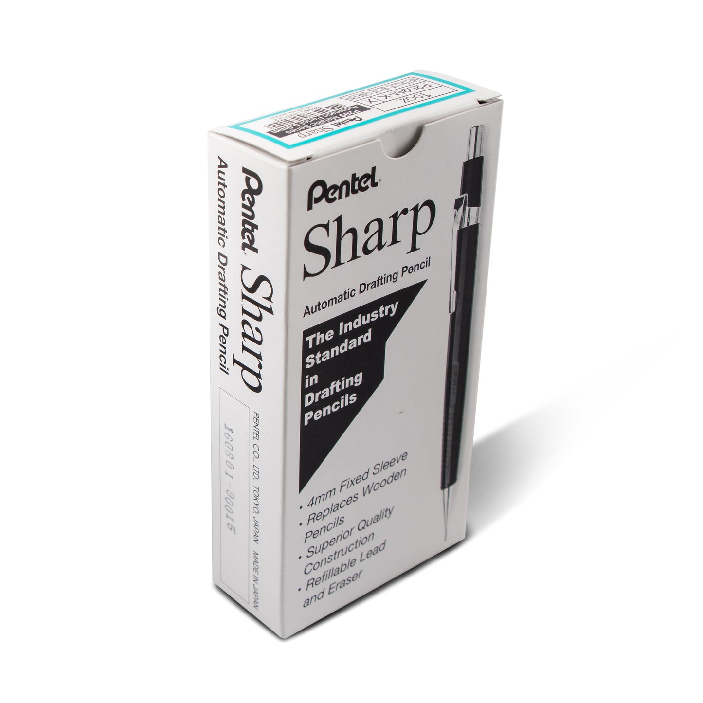 Sharp Mechanical Pencil, (0.9mm), Metallic Bluish Green Barrel (P209MK)