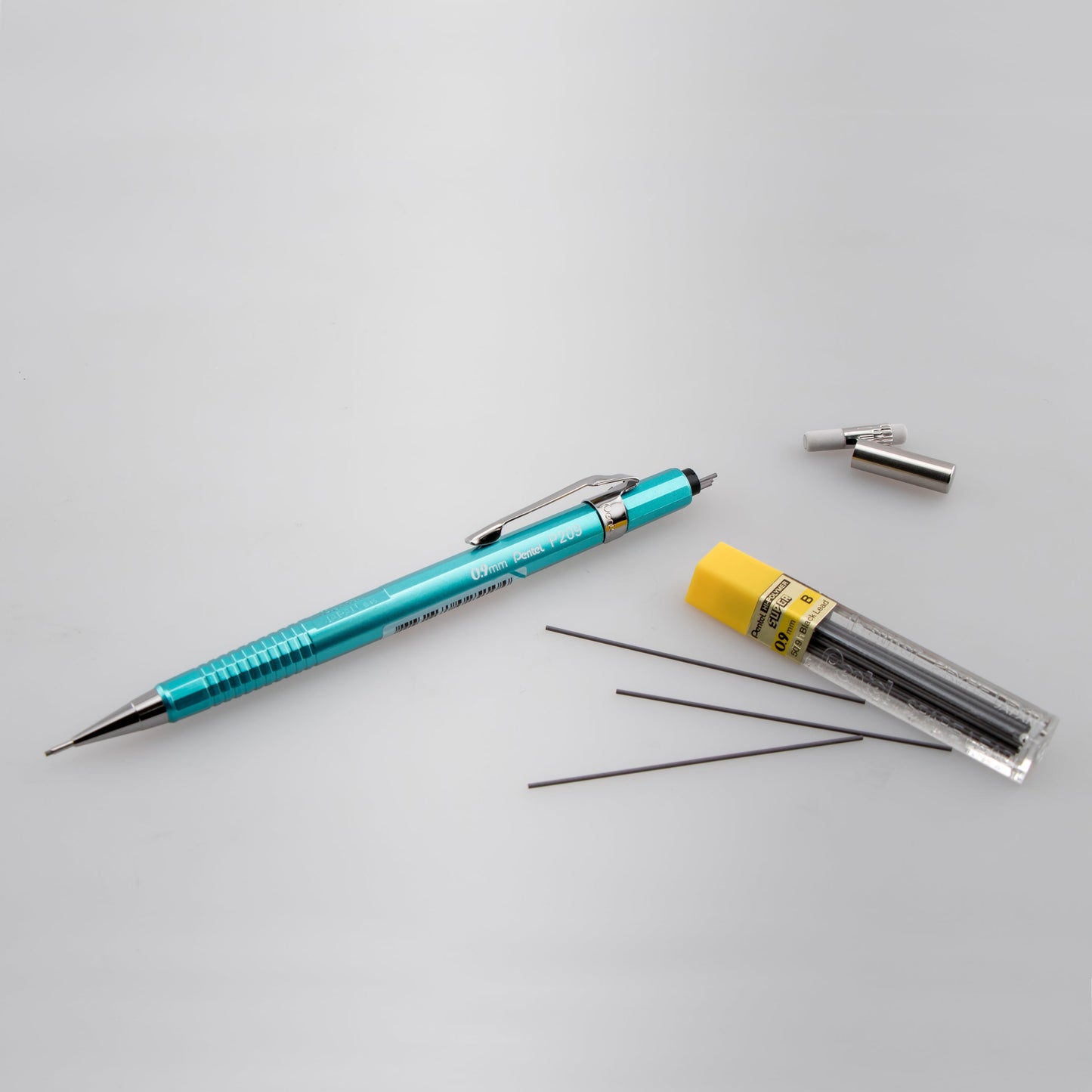 Sharp Mechanical Pencil, (0.9mm), Metallic Bluish Green Barrel (P209MK)