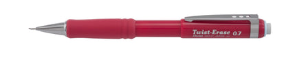 Twist-Erase III Mechanical Pencil (0.7mm), Red Barrel (QE517B)